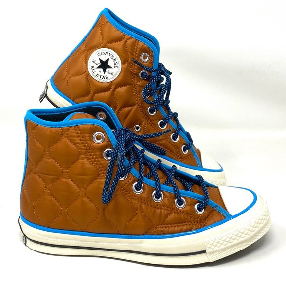 Converse Shoes - Converse Chuck 70 HI Amber Brown Blue High Top Shoes Women's Sneakers 169374C